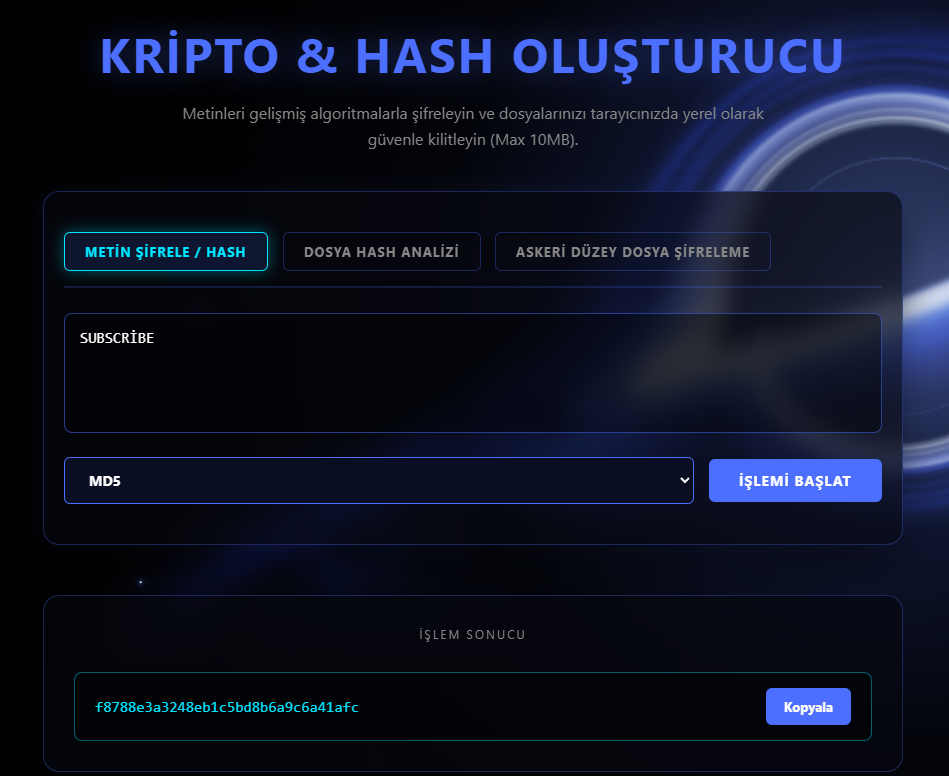 Hash Tool
