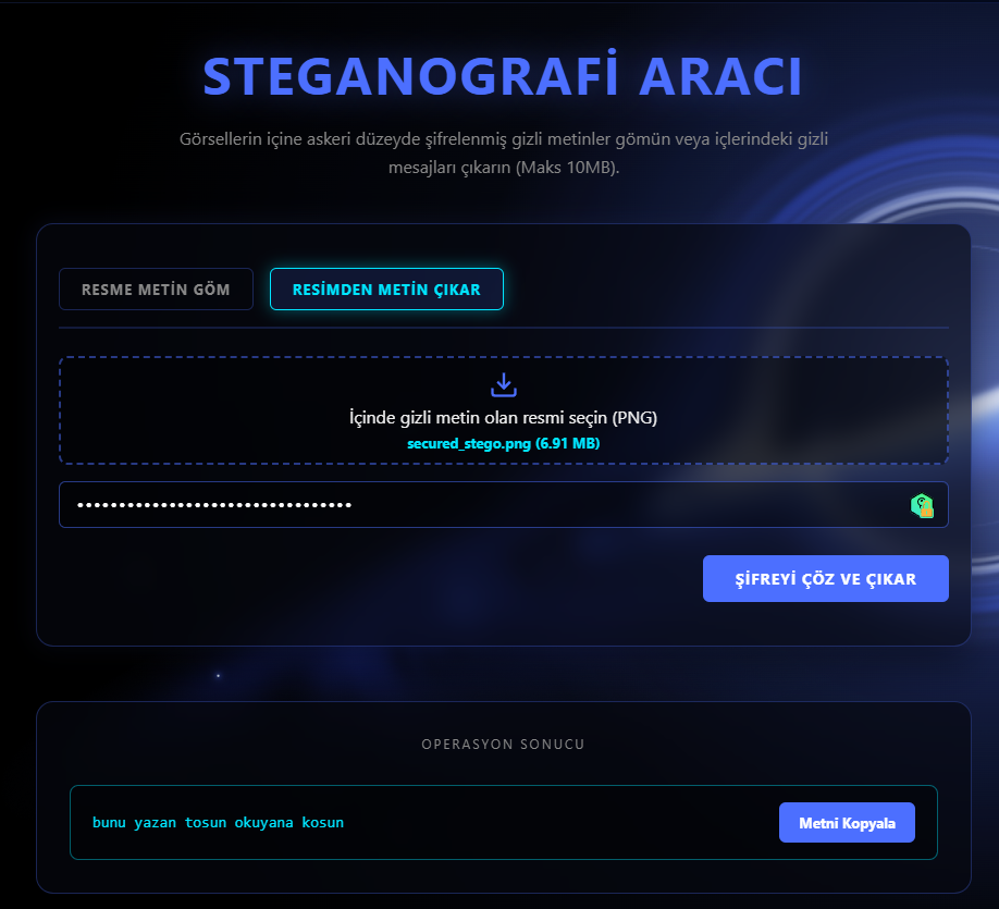 Steganography Tool